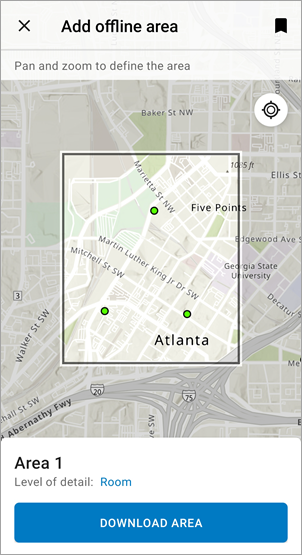 Unmasked area will be downloaded. Unmasked area will be downloaded.